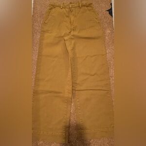 Everlane high rise wide leg pant. Size 0. Tan